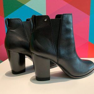 Ankle boots black leather